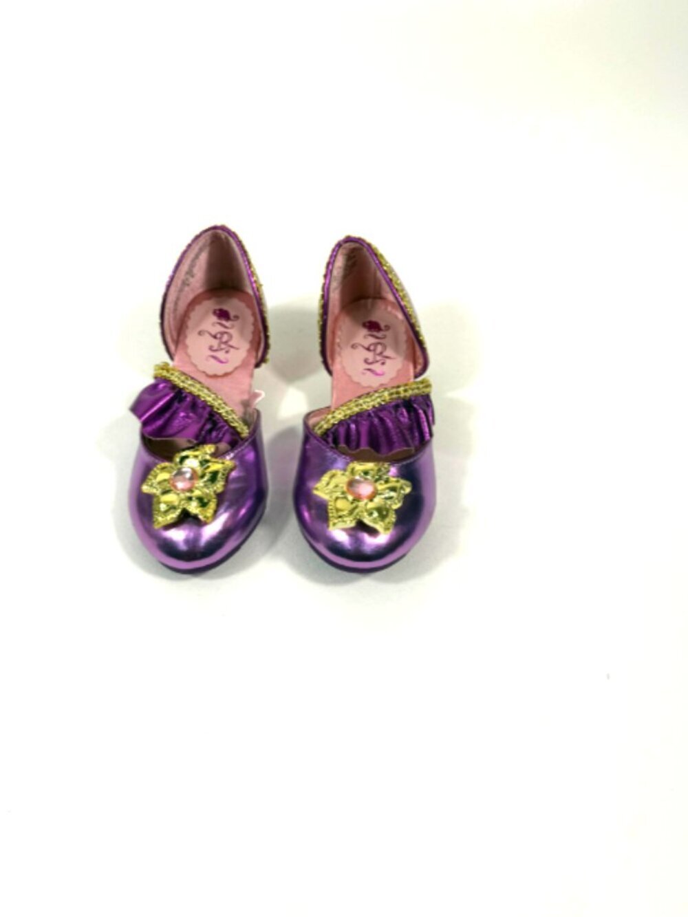 Disney Store Rapunzel Costume Shoes Tangled Sz 9/10 - Picture 1 of 4